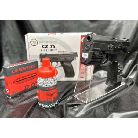 PISTOLET GBB CZ 75 P07 DUTY 4.5 CO2-BBS