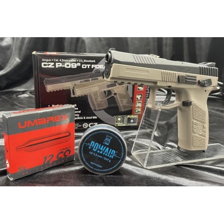 Pistolet CZ P-09 "Couleur Noire Tan"