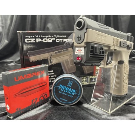 Pistolet CZ P-09 "Couleur Noire Tan"