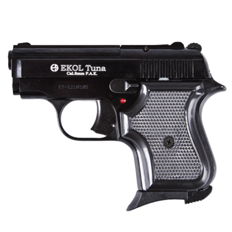 Avec un format miniature, le pistolet Tuna est l'un des plus petits pistolets à blanc.