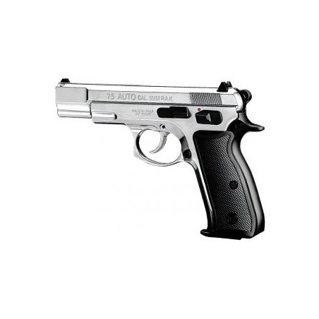 Pistolet à blanc Kimar 75 Chrome  cal 9mm PAK- Pas cher