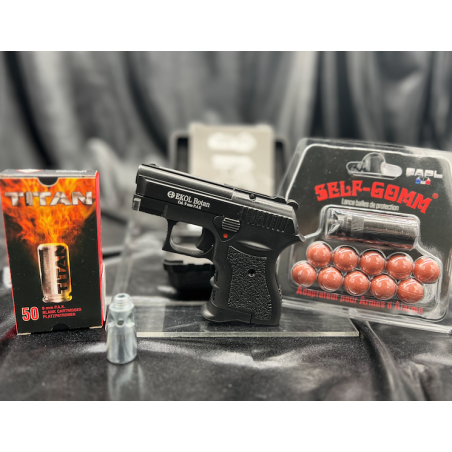 Découvrez le pistolet à blanc semi-automatique EKOL Botan cal. 9mm.