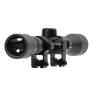 Lunette de loisir, idéale pour le tir de 50 à 100m. Cette lunette est parfaitement adaptée aux carabines 4.5 et 22LR.