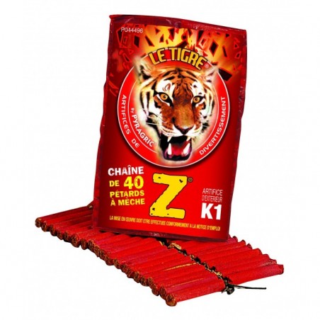 Pétard Tigre Z - Pas cher sur Bazooka-shop.fr