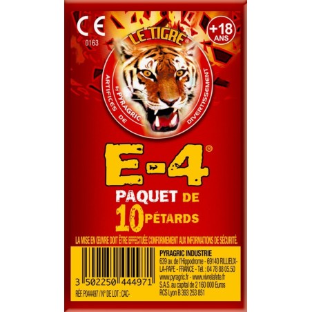 Retournez en enfance avec l'indémodable pétard Tigre E4 !