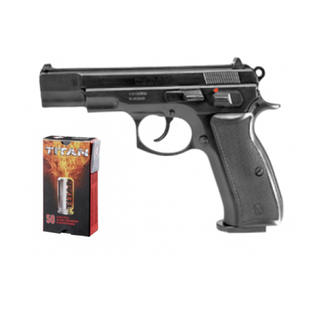 Pistolet à blanc Kimar 75 Noir cal 9mm PAK- Pas cher