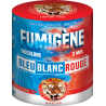 Fumigène équipe de France - Tricolore - "Le Tigre" - Bleu/Blanc/Rouge