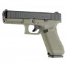 Pack prêt à tirer - Pistolet GLOCK 17 GEN5 calibre 9 MM PAK - BATTLEFIELD GREEN