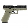 Pack prêt à tirer - Pistolet GLOCK 17 GEN5 calibre 9 MM PAK - BATTLEFIELD GREEN
