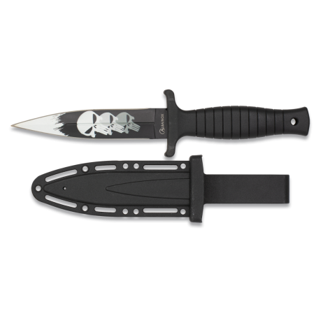 Promotion - Couteau de botte "Tête de mort"- Albainox - Avec Etui