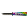 Couteau papillon Guerrier 3D. Lame 9.5 cm