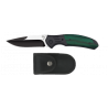 Couteau pliant Albainox noir/stamina vert