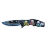 Couteau pliant - Albainox - 3 Têtes de morts