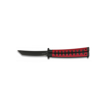 Couteau papillon Ninja rouge Albainox