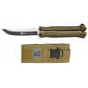 Couteau papillon K25 coyote-Lame 10 cm