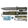 Couteau de survie "K25" Thunder I - Couleur Camo sable - Lame19.8