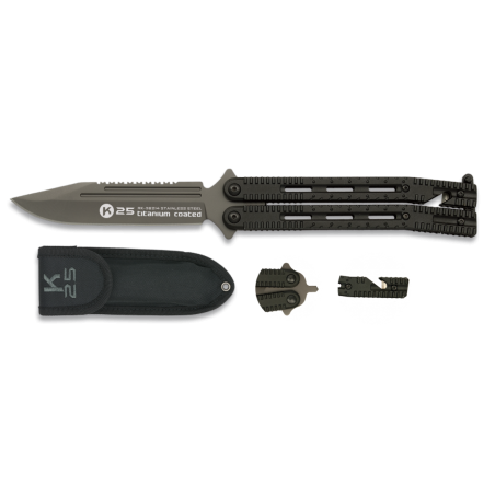 Couteau papillon tactique K25 - Promotion / livraison gratuite