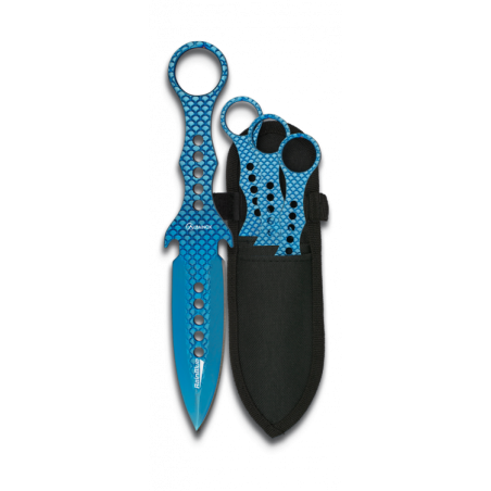 Set 3 couteaux à lancer Rainblue - Albainox - Promotion /livraison gratuite