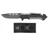 Très beau couteau pliant tactique K25 gris/noir - Promotion