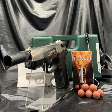 PISTOLET PK4 C9MM PA CHROME