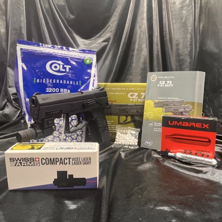 Promotion - Airsoft PISTOLET CZ 75 Duty 6MM BLOWBACK