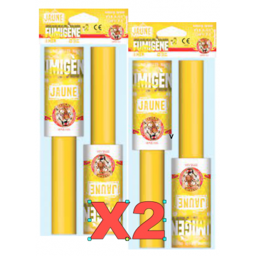 2X Lots de 2 Fumigènes a...