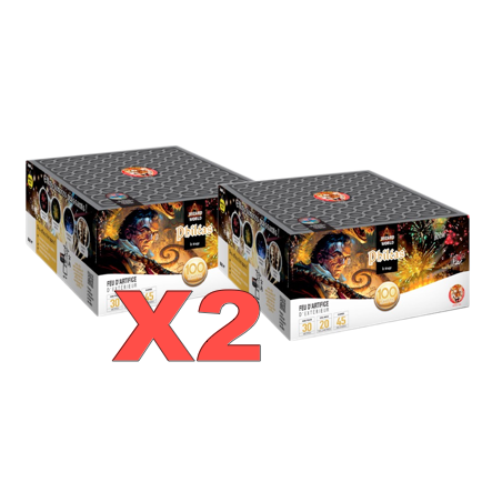 Feu d'artifice "Compact Philéas"-Lot de 2