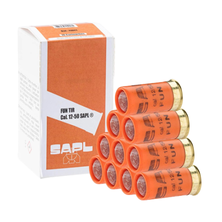 Cartouches SAPL -  "Fun-Tir" -  Calibre 12/50  X10