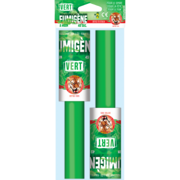 2X Fumigène à main Vert -...