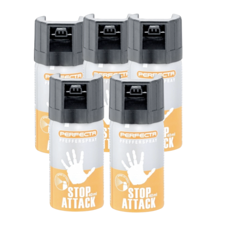 Ultra efficace et pas cher - La BOMBE STOP ATTACK  AUX POIVRE - 40 ML - " PERFECTA "