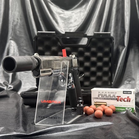 PISTOLET COLT GOVERNMENT  CAL 9MM PAK - CHROME - Promotion