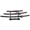 Set 3 pièces : Katana- Wakazashi- Tanto - "Dragon Wing Red Edition"
