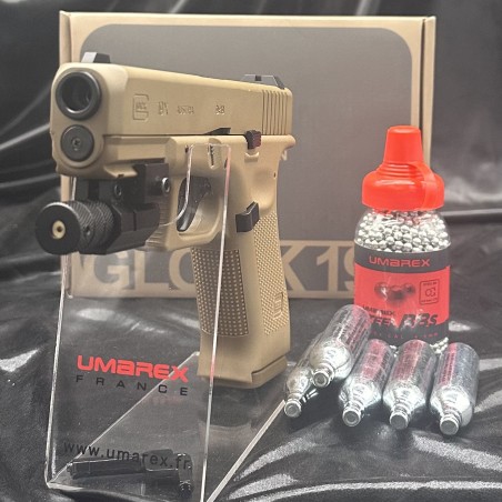 Superbe - GLOCK 19X - Cal. BBs 4.5mm - Coyote