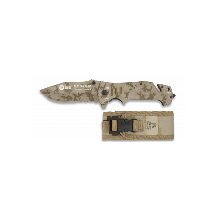 Magnifique Couteau pliant K25 Siroco. Camo aride