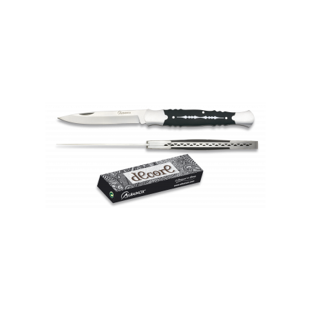 Couteau pliant Albainox. Côte noir. L8.8