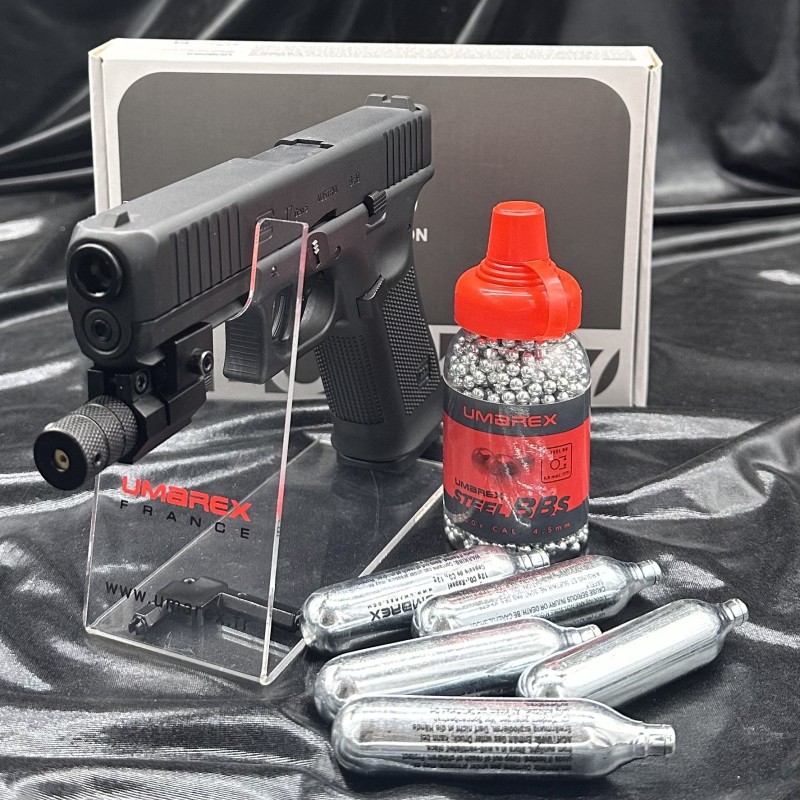 Promotion réplique Glock 17 Gen5 Billes acier 4,5MM - Umarex Promotion réplique Glock 17 Gen5 Billes acier 4,5MM - Umarex