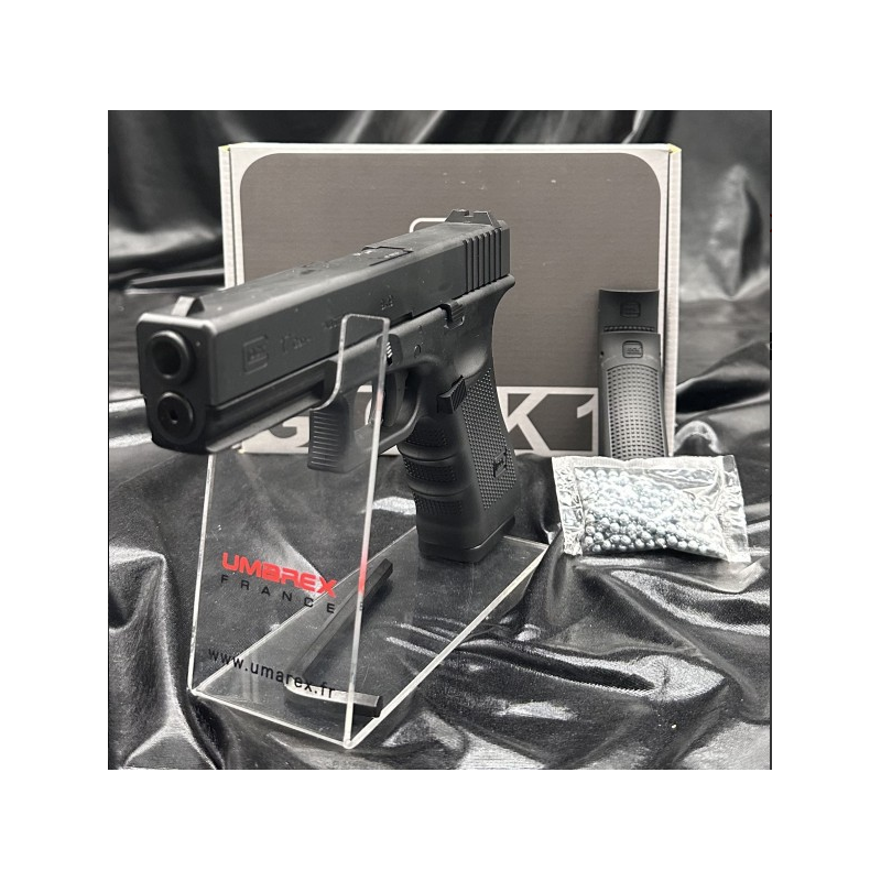 SUPERBE PISTOLET BILLES ACIER 4,5MM- GLOCK 17 GEN4 - CO2 - UMAREX SUPERBE PISTOLET BILLES ACIER 4,5MM- GLOCK 17 GEN4 - CO2 - UMAREX