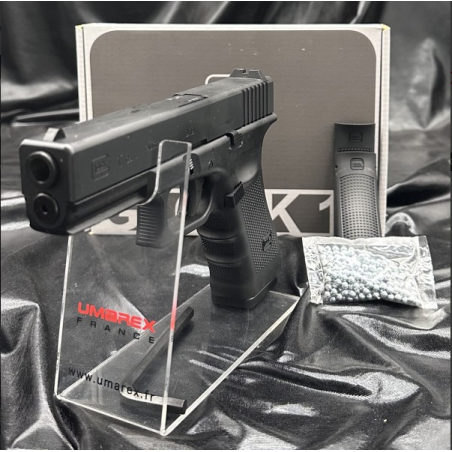 SUPERBE PISTOLET BILLES ACIER 4,5MM- GLOCK 17 GEN4 - CO2 - UMAREX
