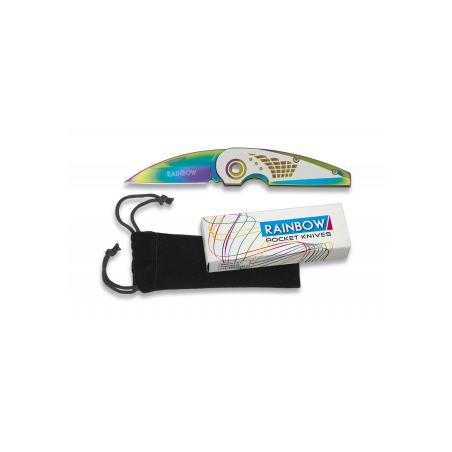 Couteau pliant original "Collection Rainbow". Lame 6.4 cm