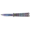 Couteau papillon-"Damassé colorfull" - 3D