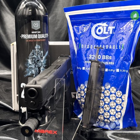 Promotion - Glock17 "Acier Fraisé" - Airsoft - GLOCK 17 - Cal. BBs 6mm - Umarex