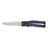 Couteau papillon Albainox noir/bleu.10.5