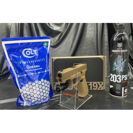 Pistolet - Glock 19X- Calibre BB 6mm - Airsoft