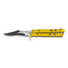 Couteau "papillon Albainox jaune". 10.5 cm