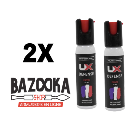 Umarex -  BOMBE UX 25ML GEL POIVRE CAPOT 1/4 DE TOUR