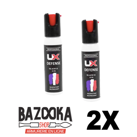 Umarex - BOMBE UX 25ML GEL CS CAPOT 1/4 DE TOUR - Bazooka-shop