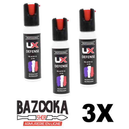 Umarex -BOMBE UX 25ML GEL CS CAPOT 1/4 DE TOUR - Bazooka-shop