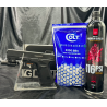 "Pack laser prêt à tirer" Pistolet - "GLOCK 19" -  GEN4 BBS 6MM - GAZ