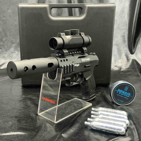 "Pack prêt a tirer" Pistolet Walther - "NIGHTHAWK" - Cal. 4.5mm (.177...