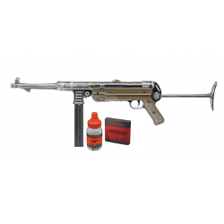 PISTOLET "LEGENDS MP GERMAN LEGACY" - EDITION FULL AUTO - CO2, CAL BB/4.5MM